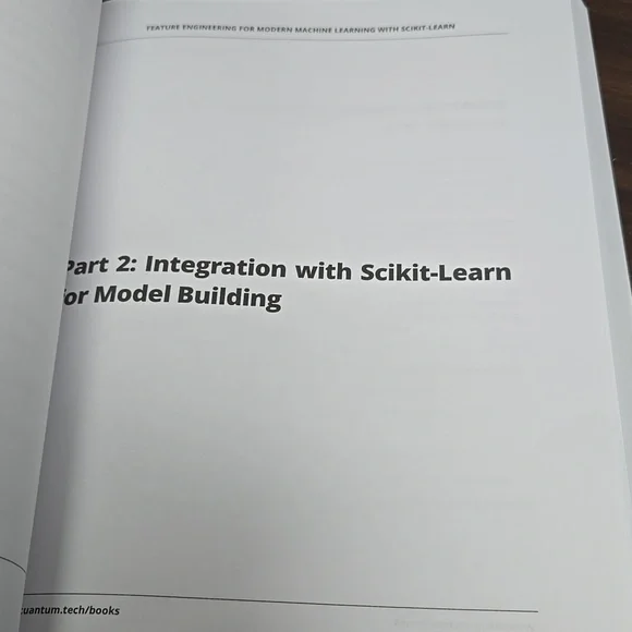 Feature Engineering For Modern Machine Learning with Scikit-learn Book 2 - Picture 5 of 7